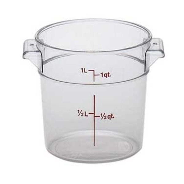 Stanton Trading Food Storage Round 2 Qt Clear Polycarbonate PCR-2